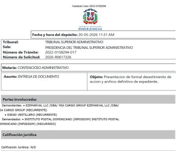 News-TSA archiva de forma definitiva demanda de Mia Cargo Group contra Inposdom tras desistimiento de las partes